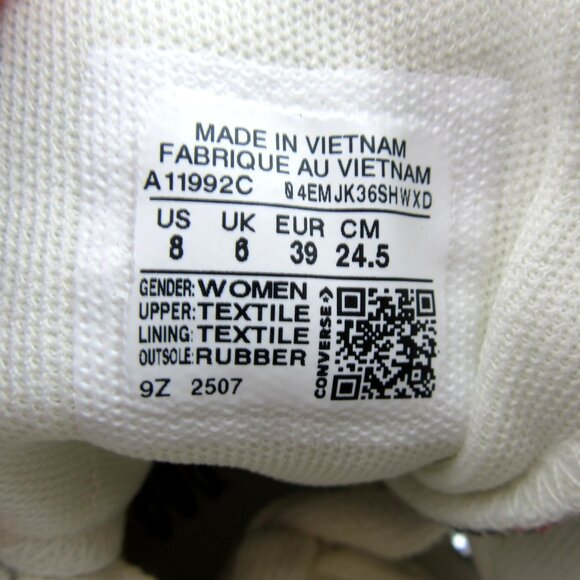 Converse CTAS Lift Platform Floral Tapestry Women's Size 8 Shoes NEW - Picture 12 of 15